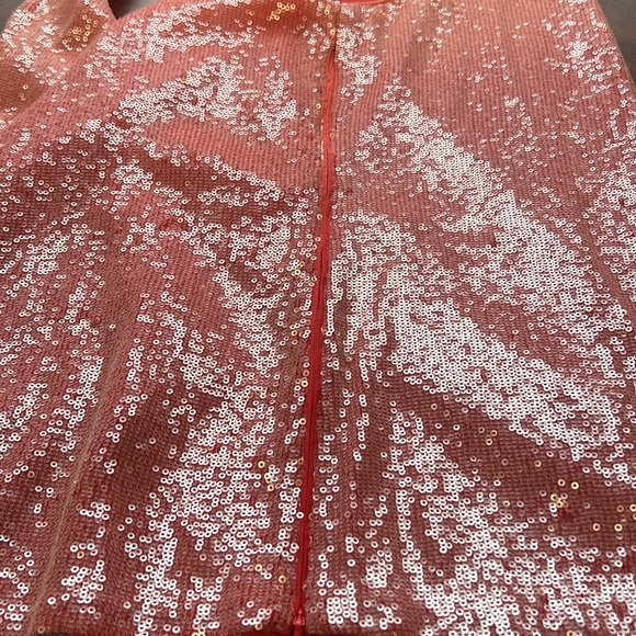 Lafayette 148 Coral Pink sequin top - Picture 7 of 7